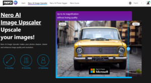 E-commerce tool:Nero Lens AI Image Upscaler