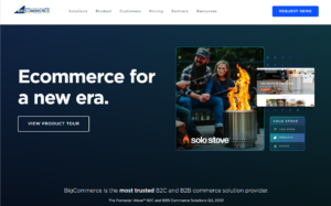 E-commerce tool BigCommerce homepage