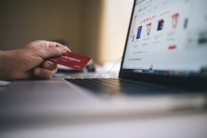 Famous E-commerce platform and a credit card 