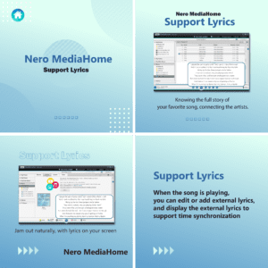 support lyrics-new update-Nero MediaHome