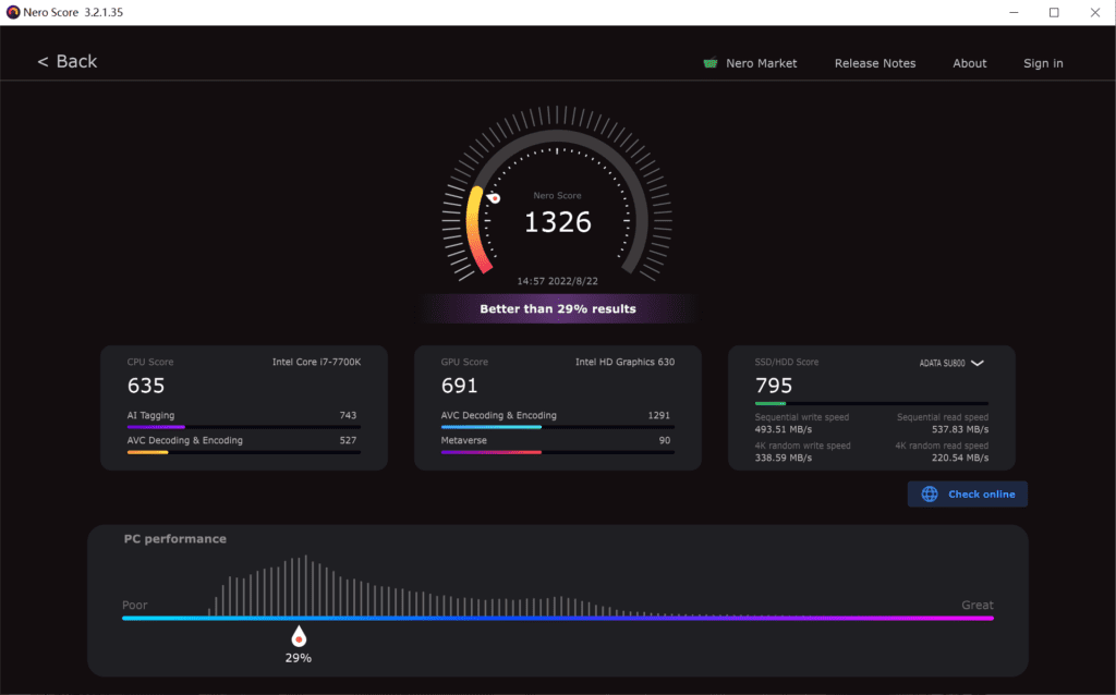 Nero Score-screenshot