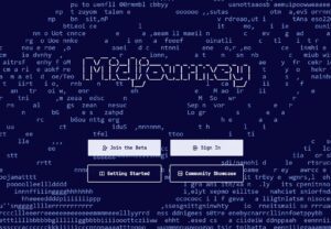 midjourney offical web screenshot
