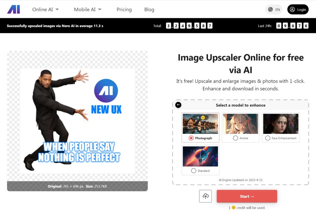 What's New? Nero AI Image Upscaler, Animate, Image Compressor