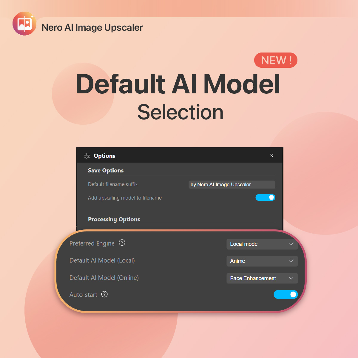 new features for nero ai image upscaler 2024-ai model