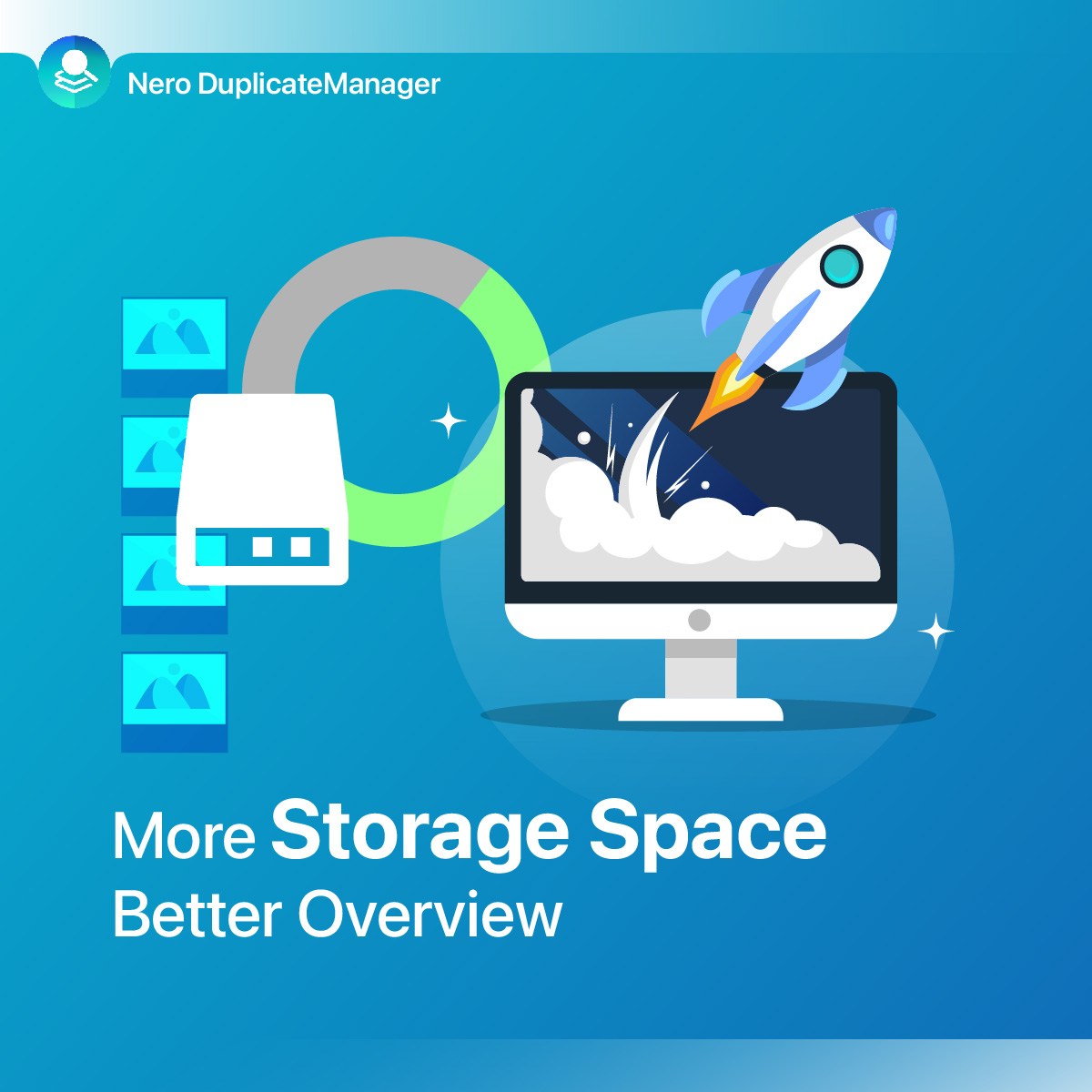 new features for nero duplicate manager 2024-storage space