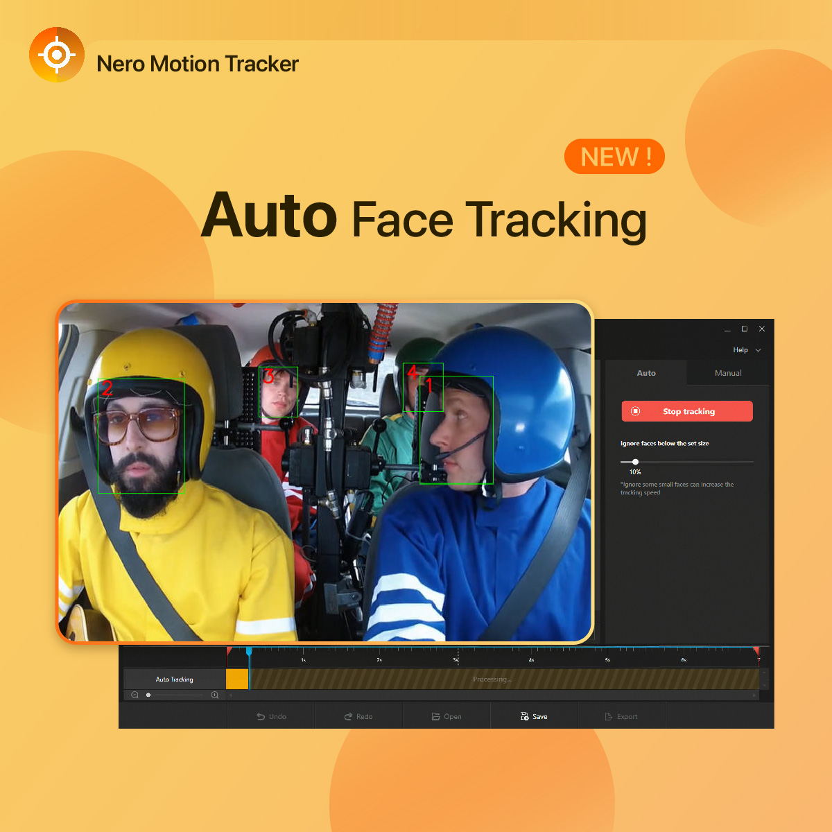 new features for nero motion tracker 2024-auto track