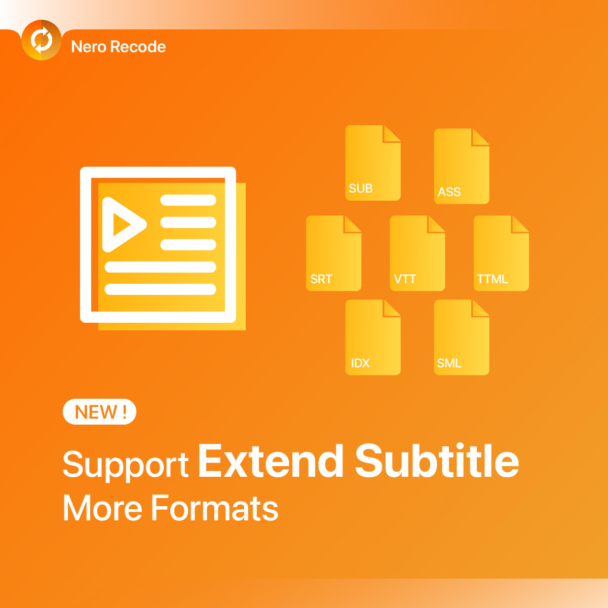 Adding Soft Subtitles To Video Simplified Nero Recode Expertise AADZQ