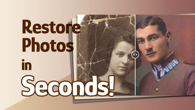 restore photos in seconds by nero ai
