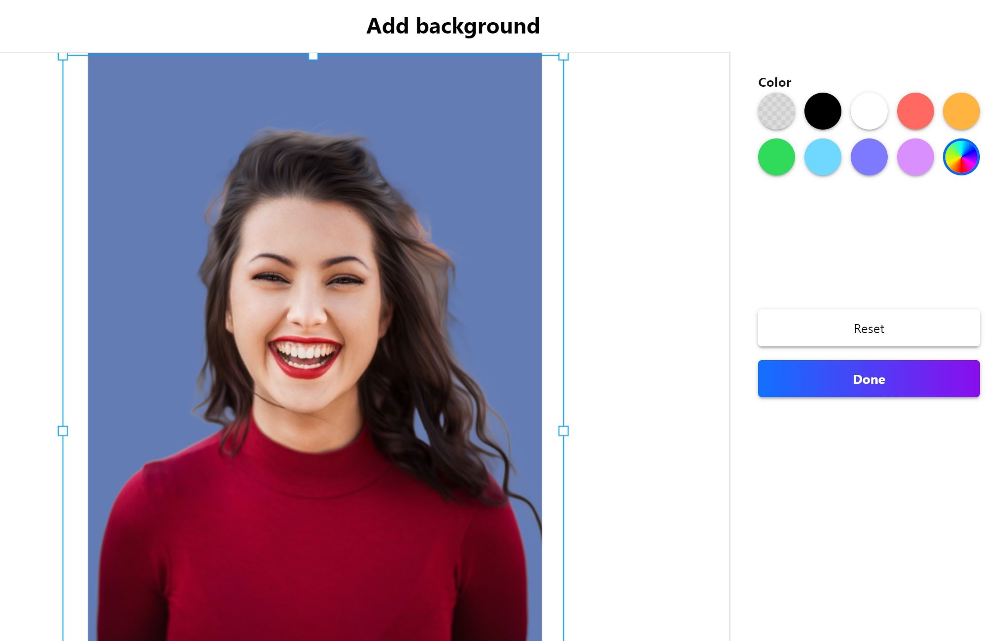 Create ID Photos by Removing Background