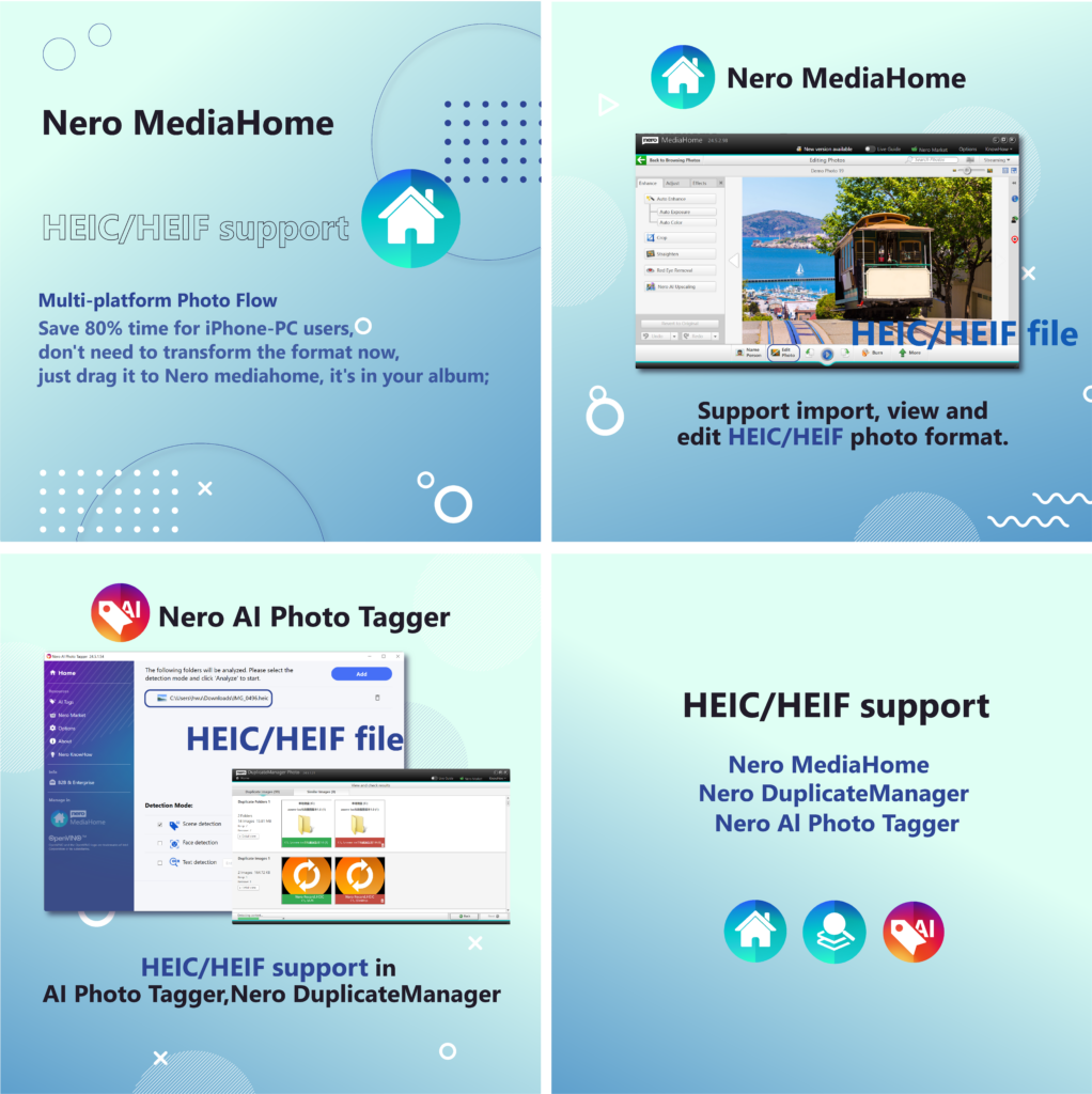 HEICHEIF support-new update-Nero mediahome