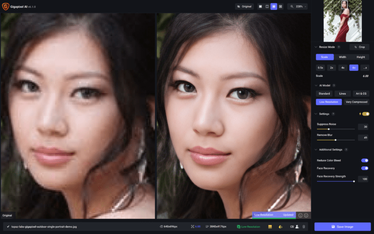 Photoshop Alternatives for Photographers-topaz gigapixel ai