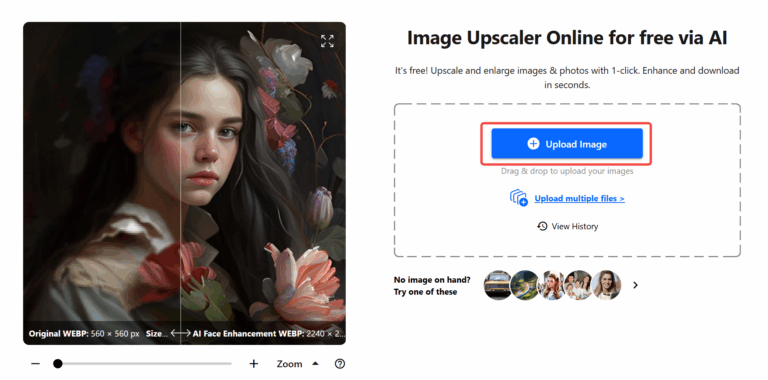 upload Labubu wallpaper to Nero AI Image Upscaler